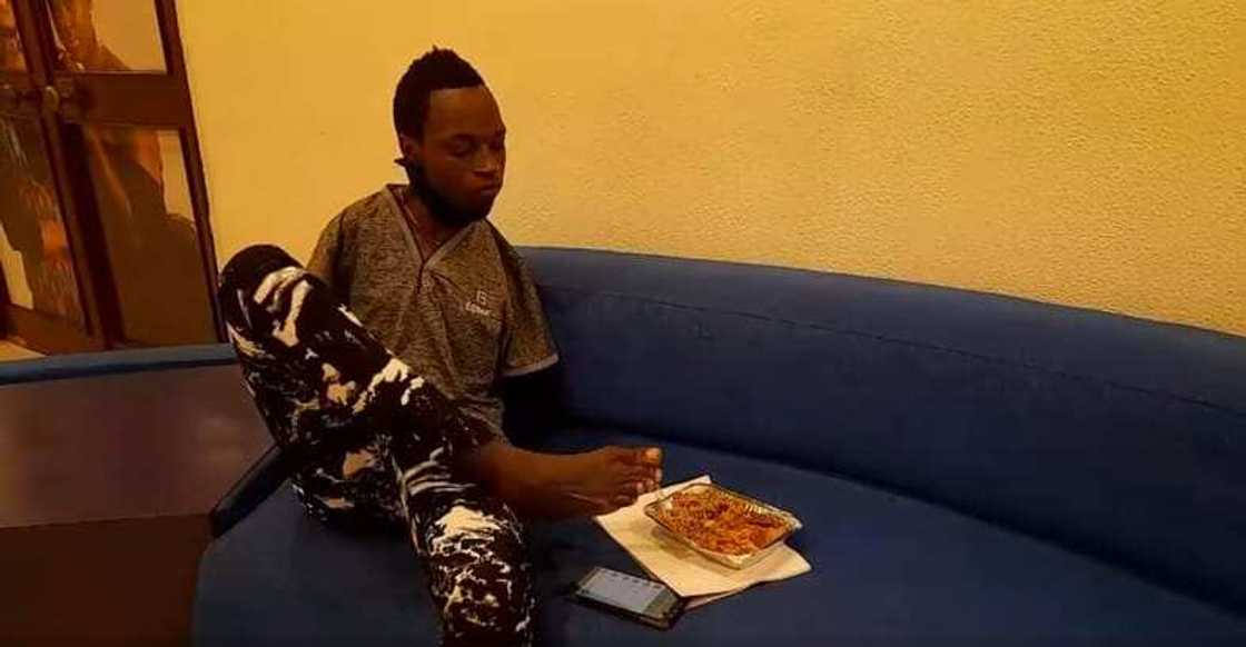 Ronald started as a Karaoke singer then ventured into selling chicken. Ronald started as a Karaoke singer then ventured into selling chicken.