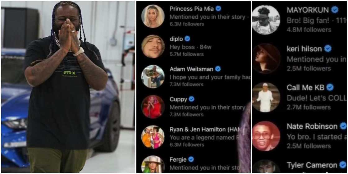 T-pain Just Discovered Instagram DM Request Folder, DJ Cuppy, Mayorkun Among Top Celebs Snubbed for Years T-pain Just Discovered Instagram DM Request Folder, DJ Cuppy, Mayorkun Among Top Celebs Snubbed for Years