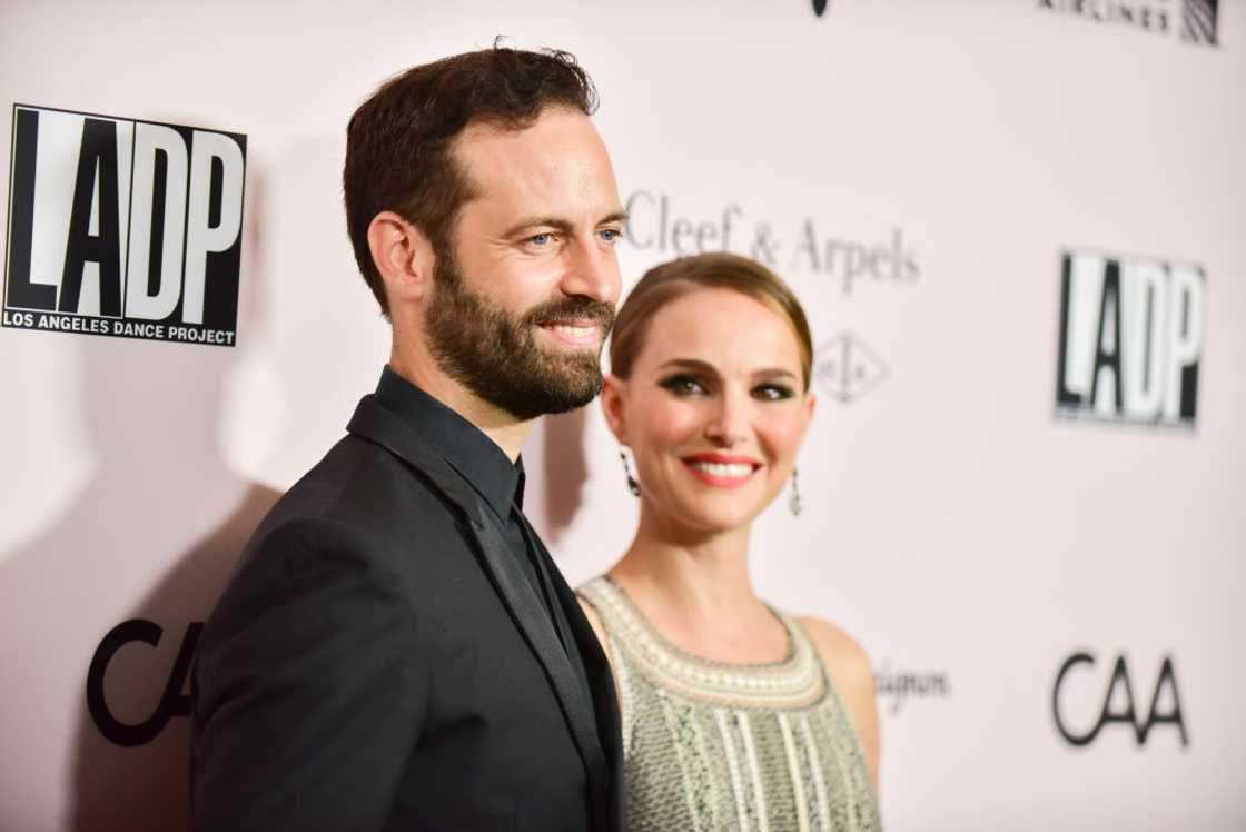 Benjamin Millepied and Natalie Portman at Hauser & Wirth