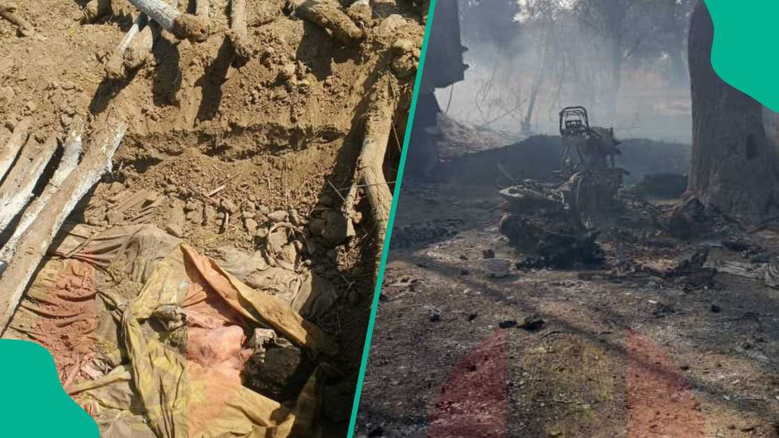 Troops uncover mass graves of terrorists in Borno Troops uncover mass graves of terrorists in Borno