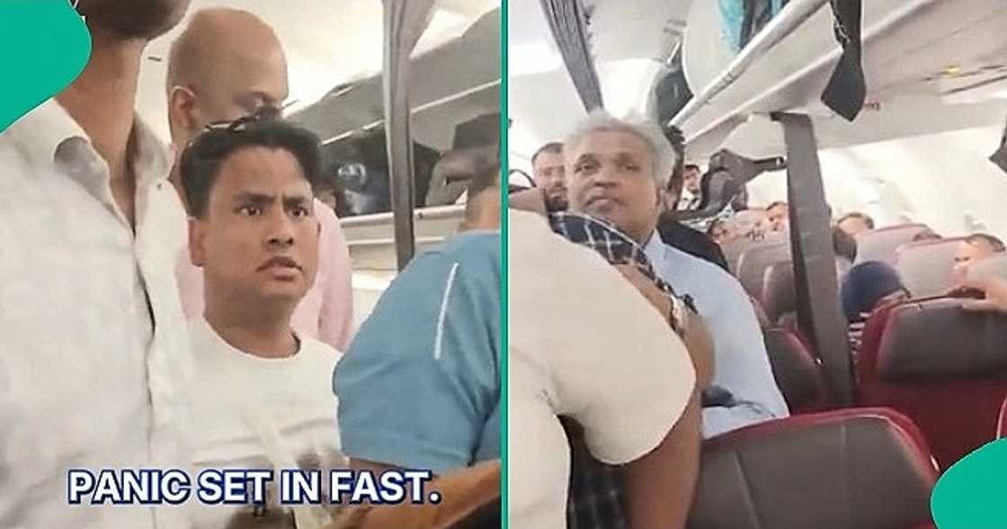 Viral video captures moment of panic on another Air India flight. Viral video captures moment of panic on another Air India flight.