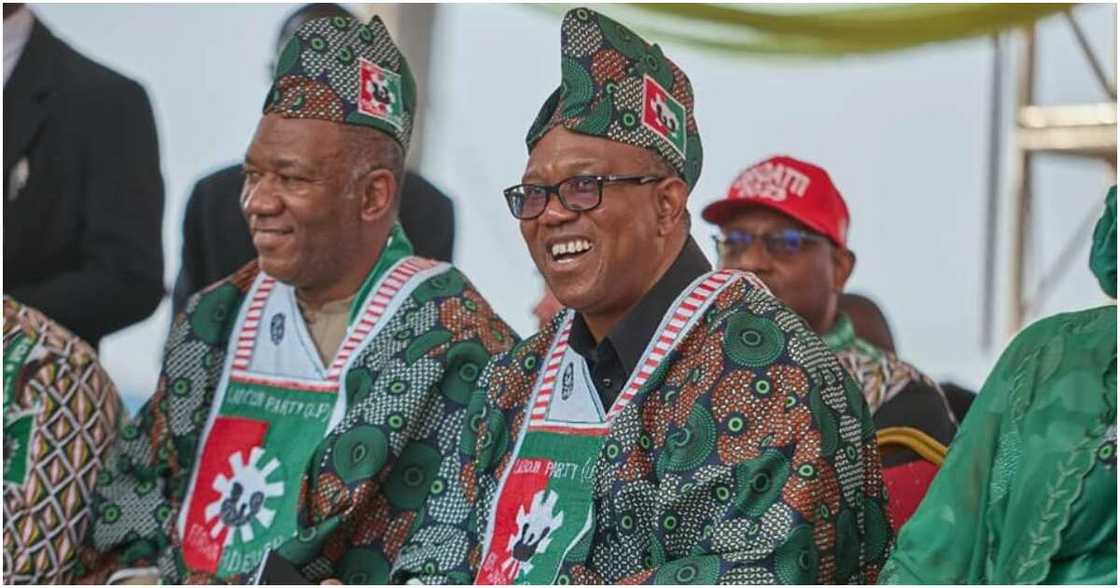 Peter Obi, and his running mate, Datti Ahmed, Labour Party, Anambra state, 2023 presidential election Peter Obi, and his running mate, Datti Ahmed, Labour Party, Anambra state, 2023 presidential election