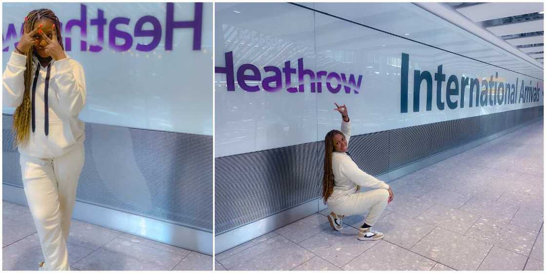 I Have Left Your Country for You People, Nigerian Lady Says as She Celebrates Moving to the UK, Many React I Have Left Your Country for You People, Nigerian Lady Says as She Celebrates Moving to the UK, Many React