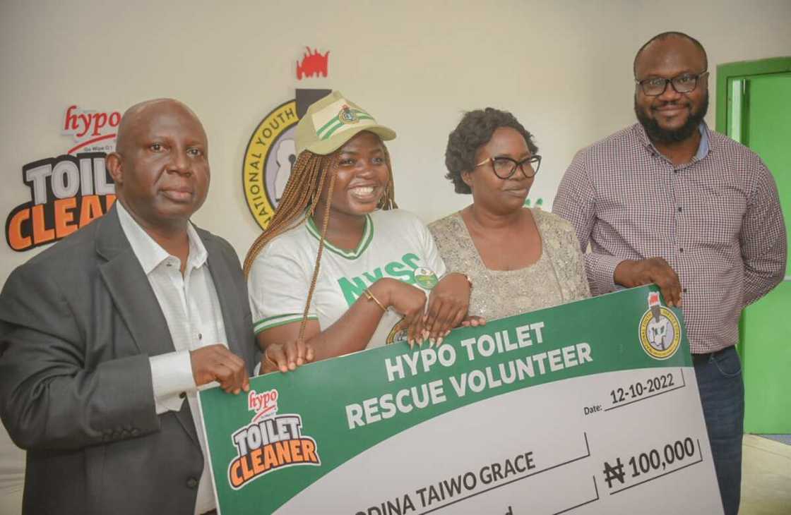 HYPO Toilet Cleaner Rewards NYSC Toilet Rescue Volunteers