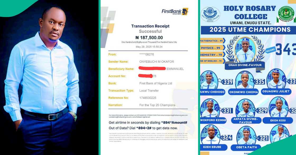 Teacher returns money 25 schoolgirls spent on getting JAMB forms after they scored above 300 in the 2025 UTME Teacher returns money 25 schoolgirls spent on getting JAMB forms after they scored above 300 in the 2025 UTME