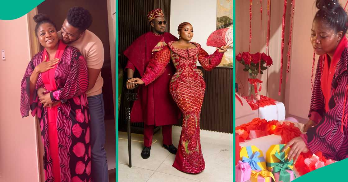 Femi Atere buys gifts for Veekee James on her 30th birthday. Femi Atere buys gifts for Veekee James on her 30th birthday.
