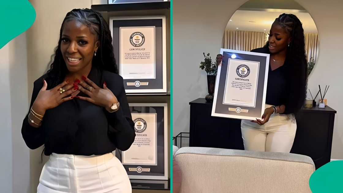 Hilda Baci shares the moment she received her third Guinness World Record plaque Hilda Baci shares the moment she received her third Guinness World Record plaque
