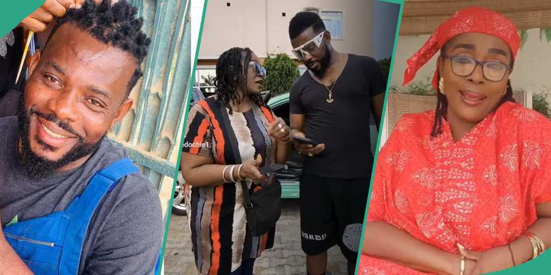 Rita Edochie buys car for Emeka Enyiocha