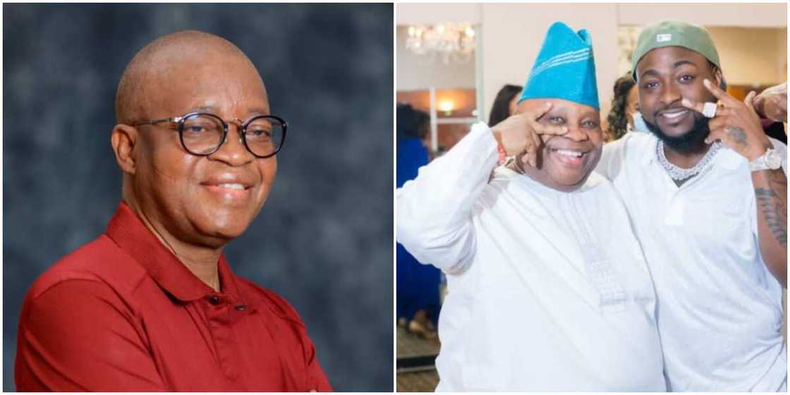 Davido and Oyetola Davido and Oyetola