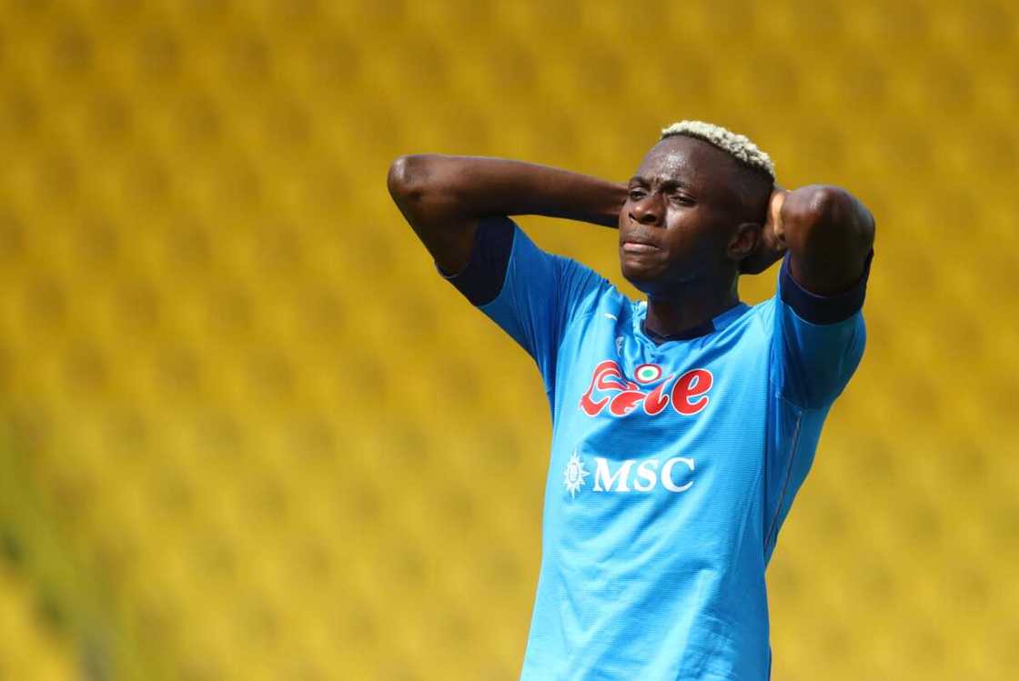 Victor Osimhen in action for Napoli in Serie A Victor Osimhen in action for Napoli in Serie A
