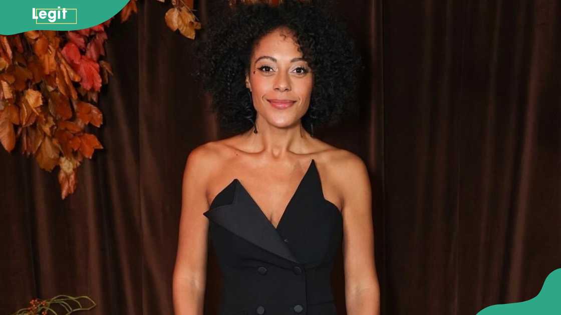 Rosalind Eleazar poses for a solo photo Rosalind Eleazar poses for a solo photo