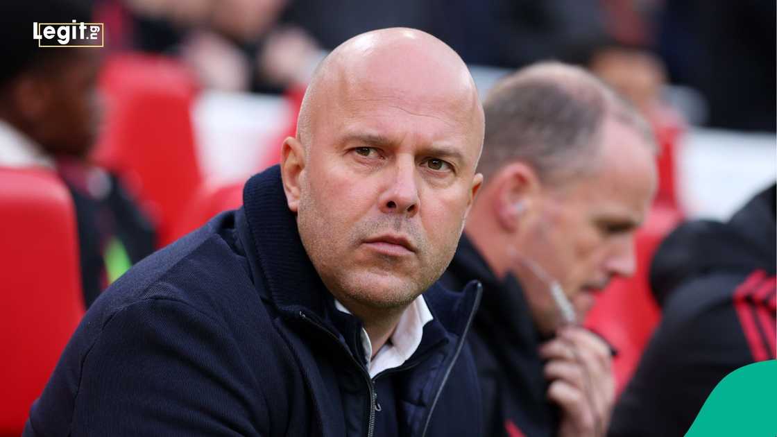 Arne Slot, Premier League, Liverpool, Nottingham Forest, Anfield, England. Arne Slot, Premier League, Liverpool, Nottingham Forest, Anfield, England.