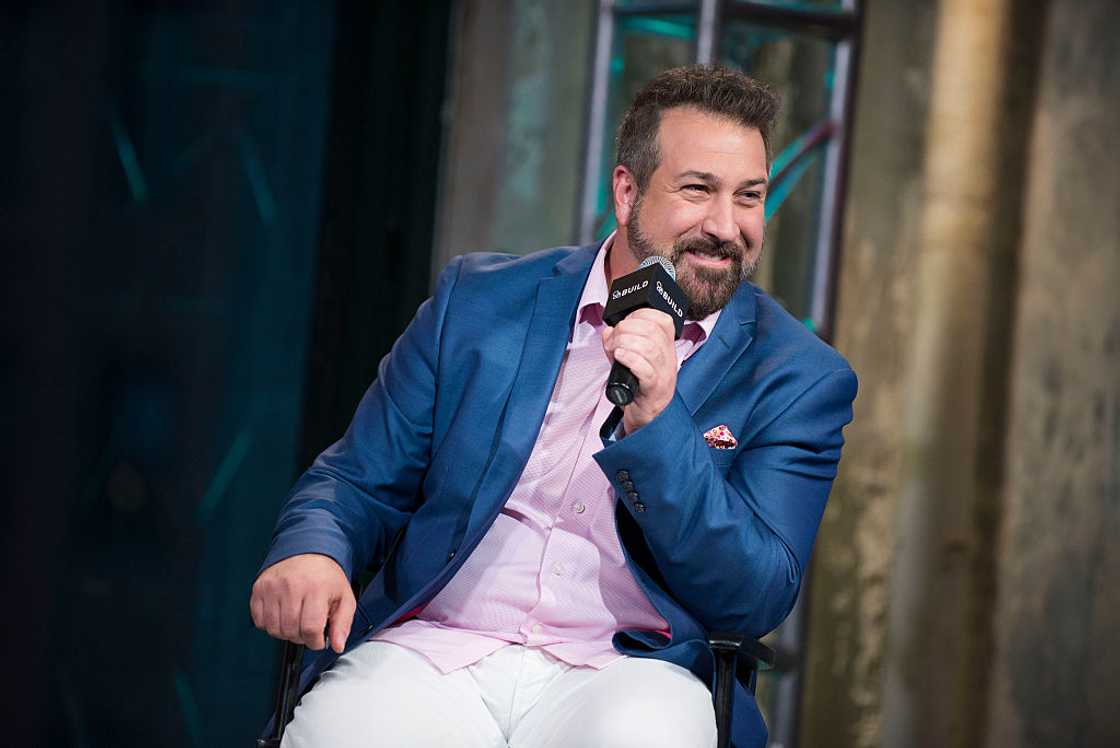 Joey Fatone attends an event in New York