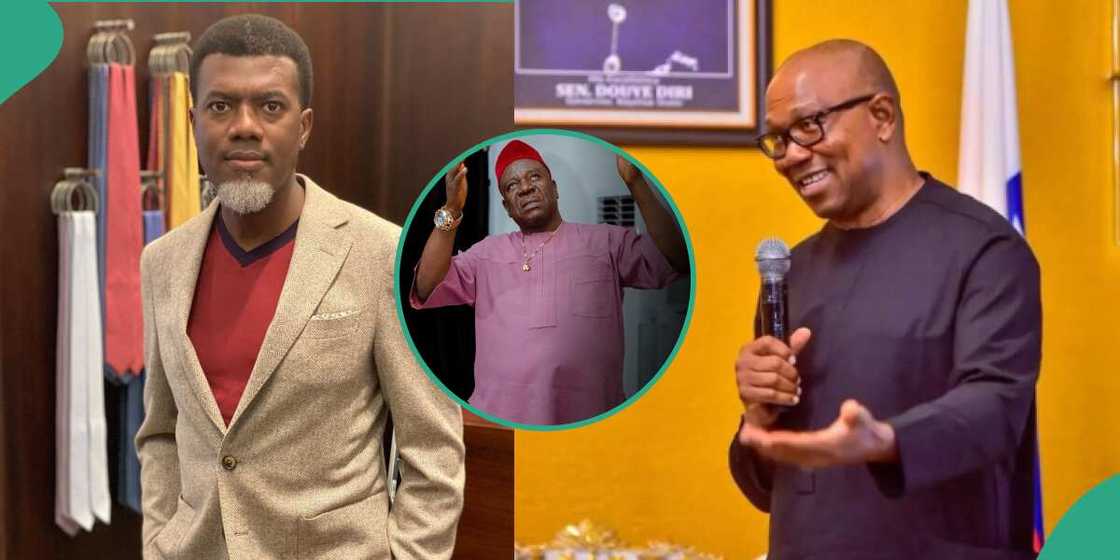 Reno Omokri, calls out Peter Obi to help Mr Ibu