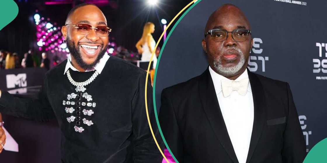 Davido, Amaju Pinnick Davido, Amaju Pinnick