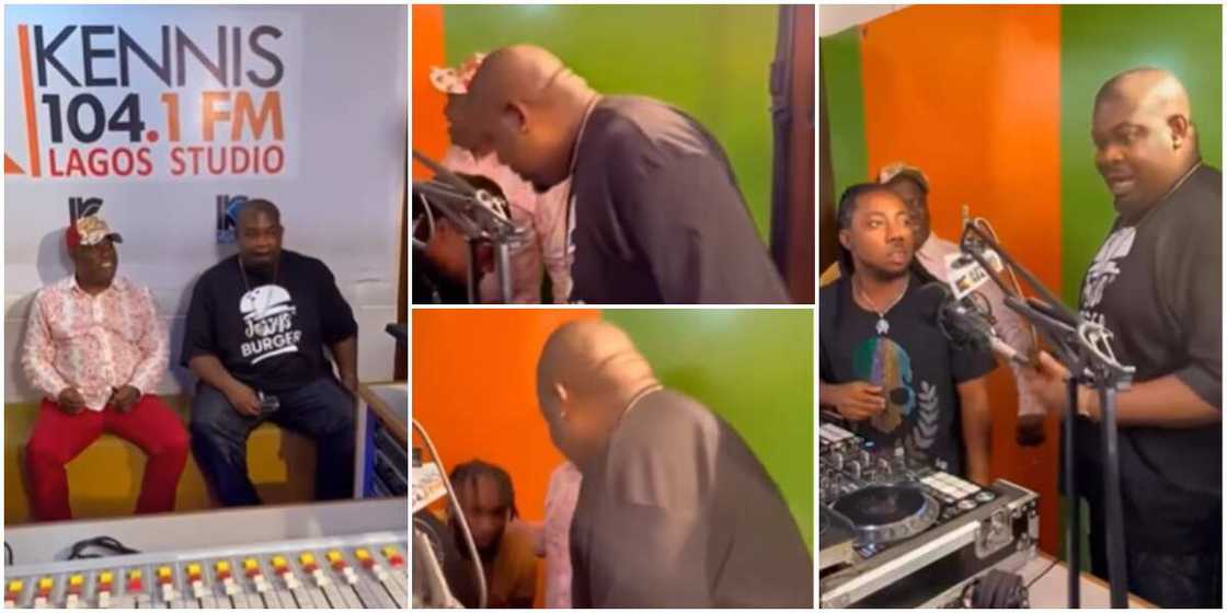 Don Jazzy at Kennis Studio