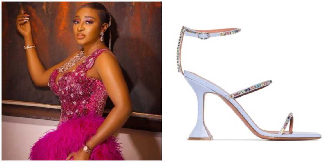 Photos of Nollywood Actress Ini Edo and her shoes. Photos of Nollywood Actress Ini Edo and her shoes.