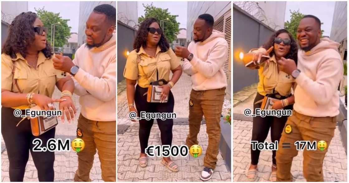 Photos of Eniola Badmus and Egungun Photos of Eniola Badmus and Egungun