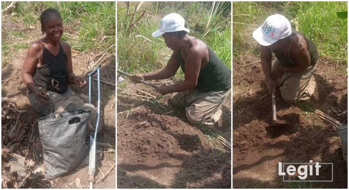 Photos of Mrs Jane Banigo who is physically challenged. Photos of Mrs Jane Banigo who is physically challenged.