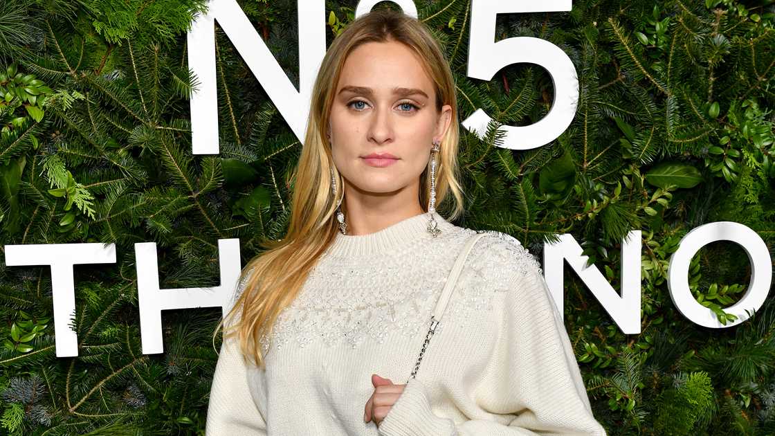 Alessandra Brawn poses on the red carpet of the 2019 Chanel party to celebrate the debut of Chanel N5 In The Snow. Alessandra Brawn poses on the red carpet of the 2019 Chanel party to celebrate the debut of Chanel N5 In The Snow.