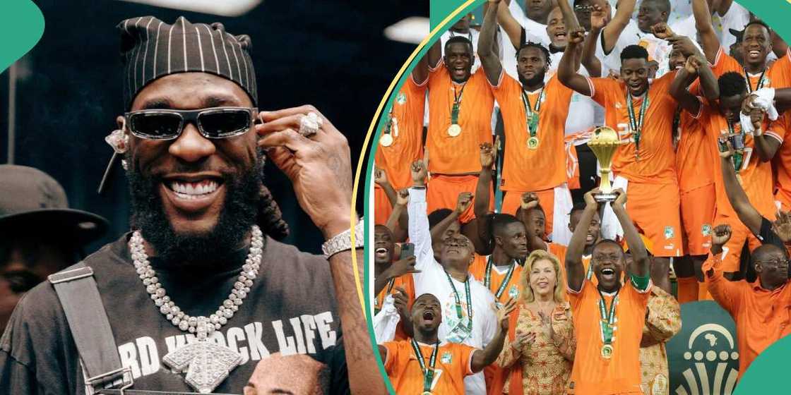 AFCON: Ivory Coast tries to claim Burna Boy after finals. AFCON: Ivory Coast tries to claim Burna Boy after finals.