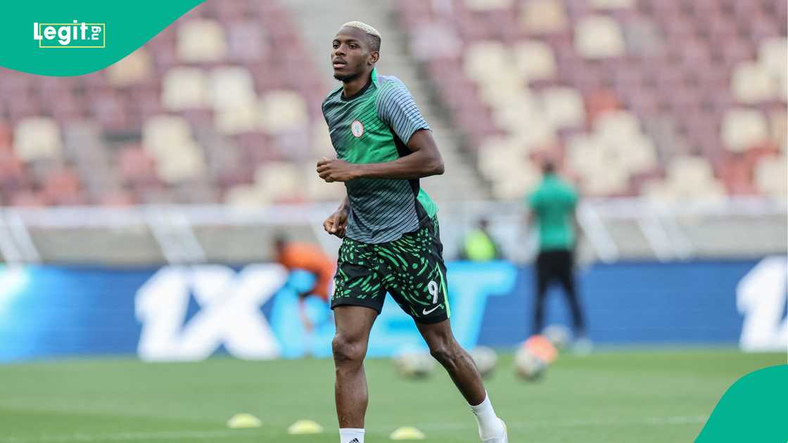 Victor Osimhen, Super Eagles, Nigeria, Lesotho, Polokwane, South Africa, 2026 FIFA World Cup qualifier. Victor Osimhen, Super Eagles, Nigeria, Lesotho, Polokwane, South Africa, 2026 FIFA World Cup qualifier.