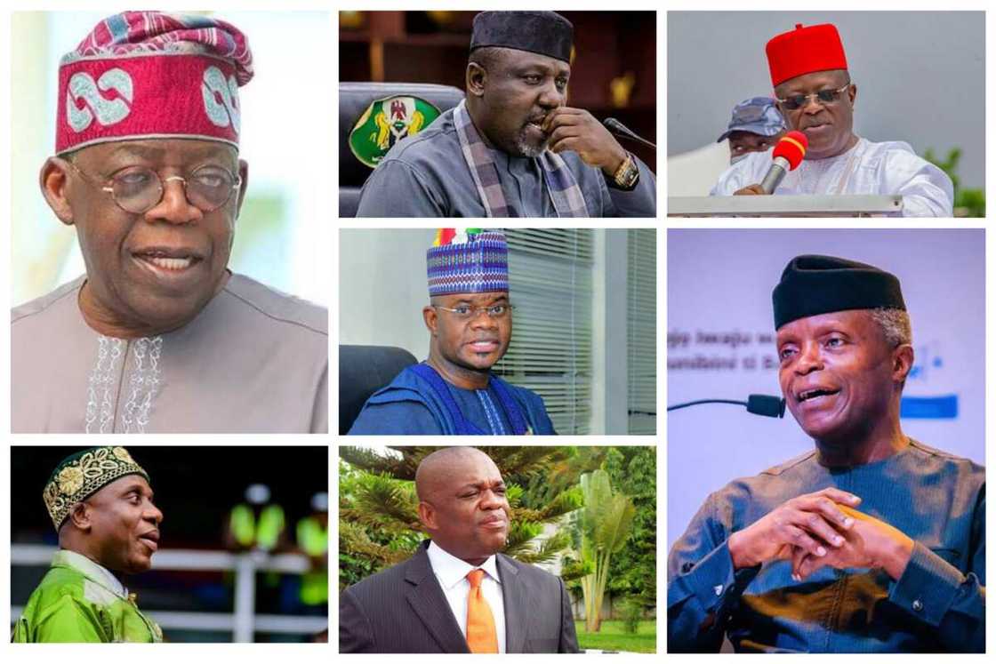 Yan takarar APC zuwa yanzu. Yan takarar APC zuwa yanzu.