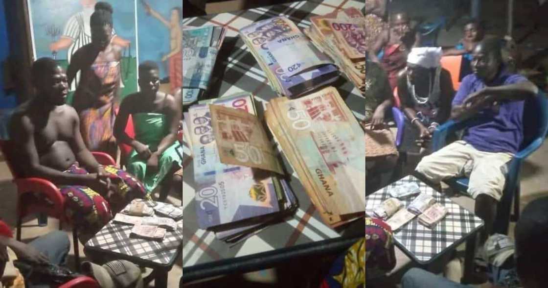 V/R: 5 Thieves Return GHc9,700 out of GHc10K Stolen Money to Shrine as they Cry for their Lives V/R: 5 Thieves Return GHc9,700 out of GHc10K Stolen Money to Shrine as they Cry for their Lives