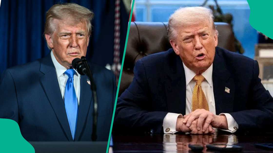 US President Donald Trump issues strong statements amid ongoing conflict involving Israel.