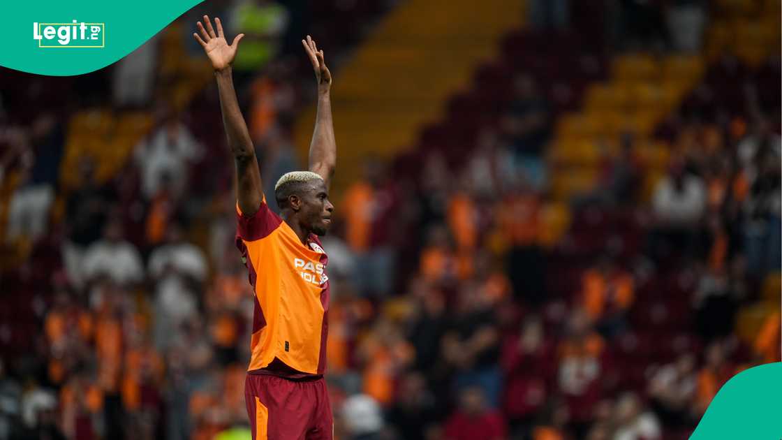 Victor Osimhen, Galatasaray, Caykur Rizespor, Rams Park, Istanbul, Turkiye, Super Lig. Victor Osimhen, Galatasaray, Caykur Rizespor, Rams Park, Istanbul, Turkiye, Super Lig.