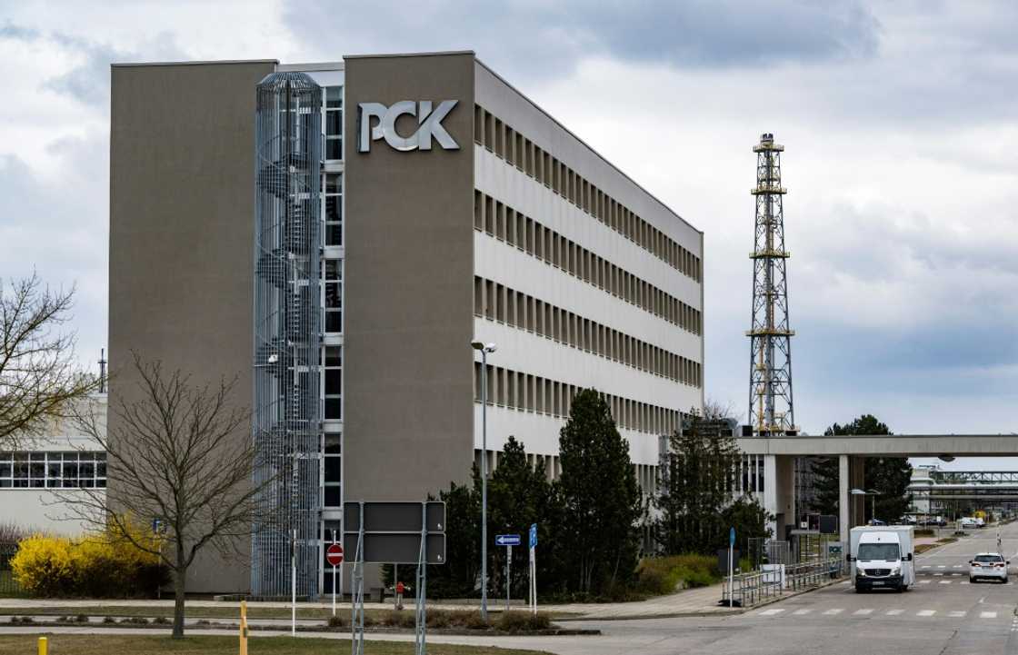 Germany's PCK oil refinery is majority-owned by a local subsidiary of the Russian oil giant Rosneft Germany's PCK oil refinery is majority-owned by a local subsidiary of the Russian oil giant Rosneft