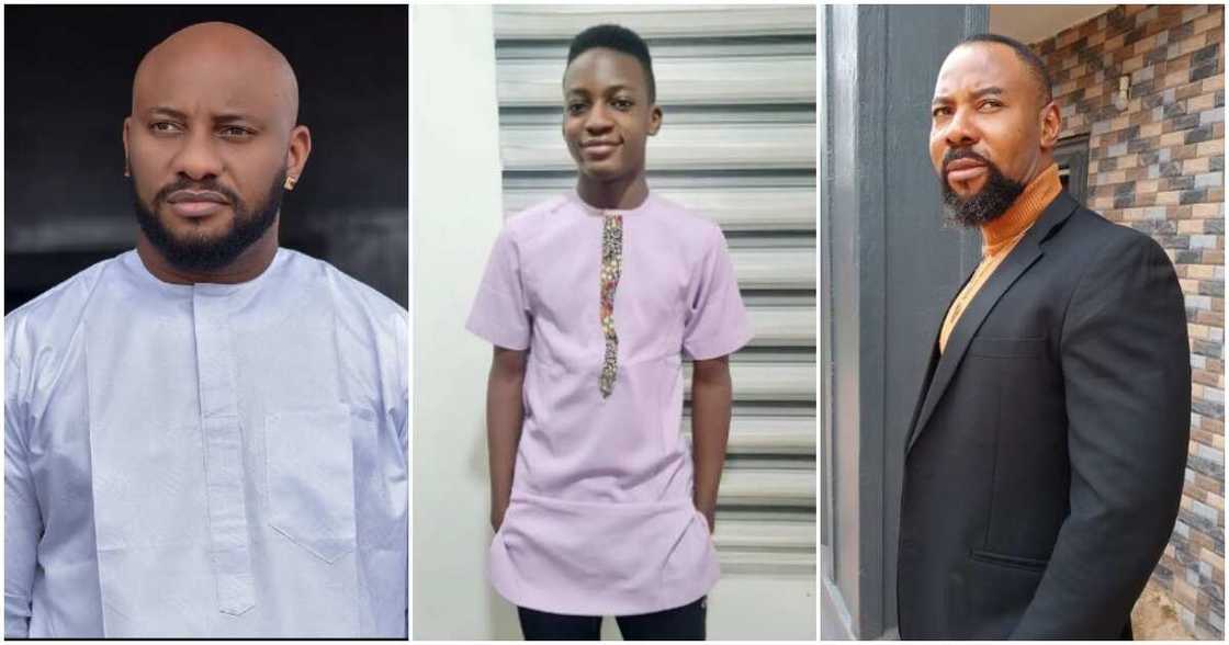 Photos of Yul Edochie, Kambili and Linc Photos of Yul Edochie, Kambili and Linc