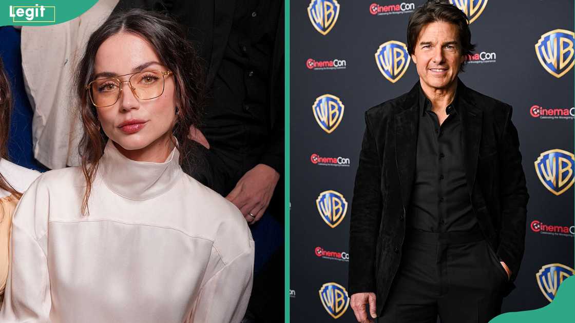 Ana de Armas and Tom Cruise at different events Ana de Armas and Tom Cruise at different events