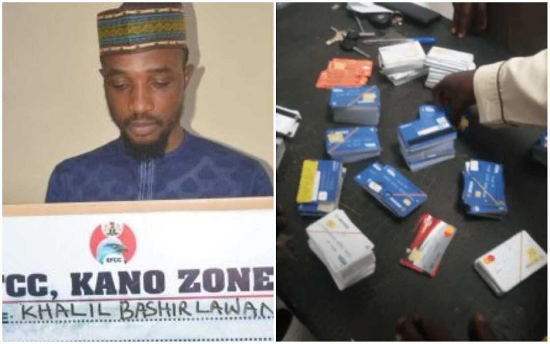 EFCC ta sake kama wani mutum da katin ATM 576 a Jihar Kano EFCC ta sake kama wani mutum da katin ATM 576 a Jihar Kano