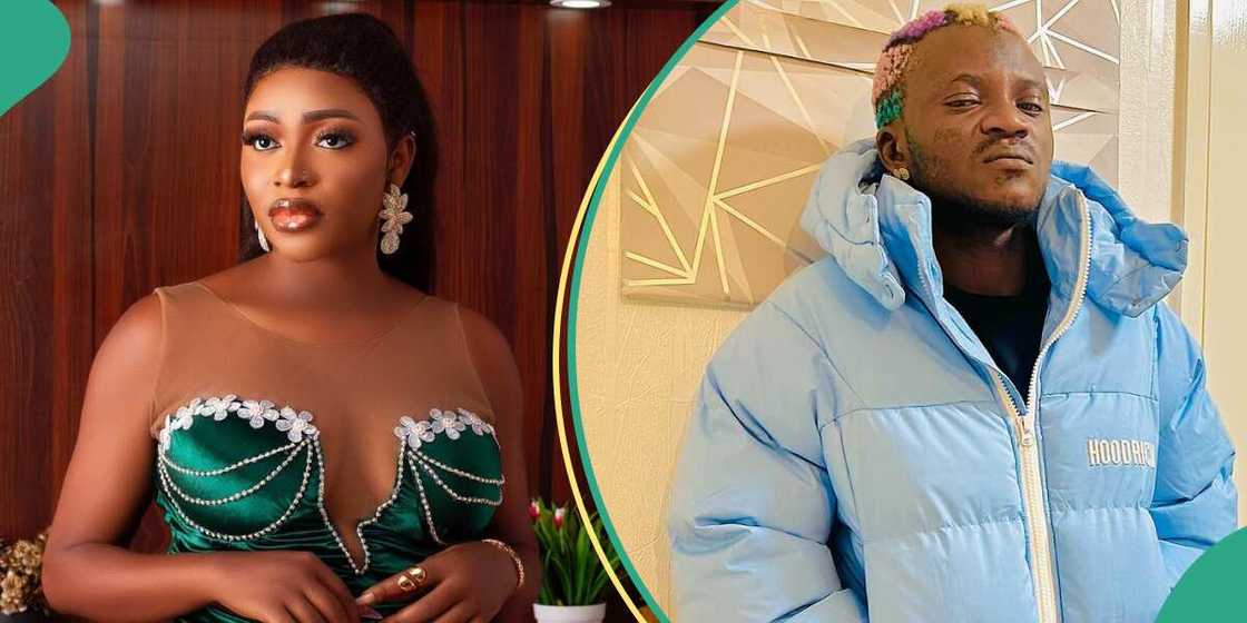 Ashabi Simple replies Portable after he called her out. Ashabi Simple replies Portable after he called her out.