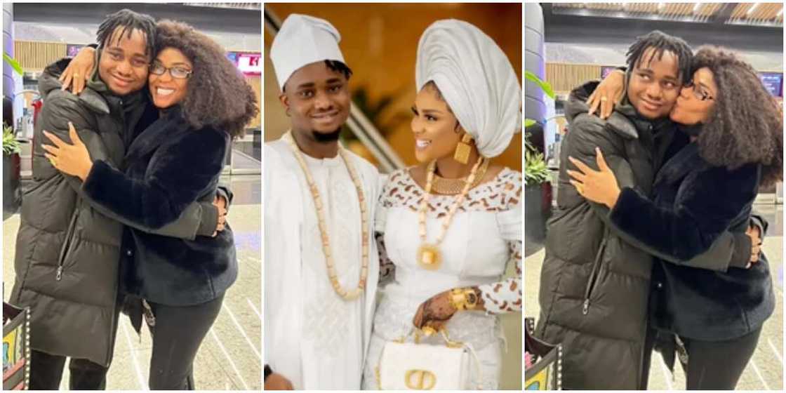 Iyabo Ojo and son, Iyabo Ojo and son Festus, Iyabo Ojo and son on birthday Iyabo Ojo and son, Iyabo Ojo and son Festus, Iyabo Ojo and son on birthday