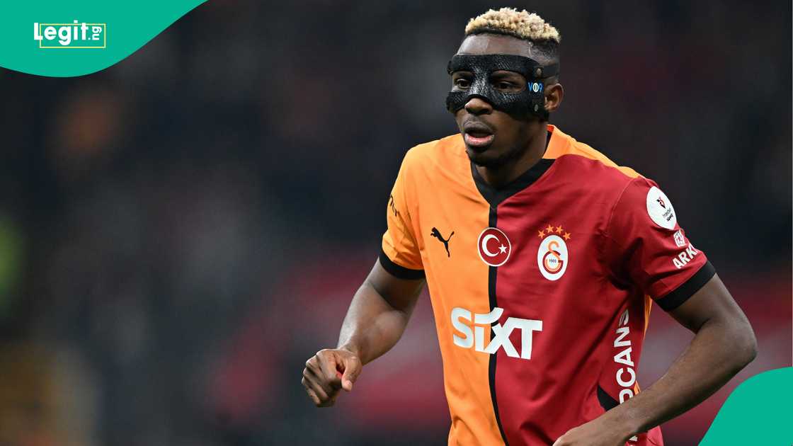 Victor Osimhen, Galatasaray, Fenerbahce, Rams Park, Istanbul, Turkiye, Super Lig. Victor Osimhen, Galatasaray, Fenerbahce, Rams Park, Istanbul, Turkiye, Super Lig.