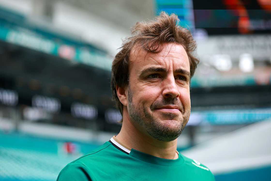 Fernando Alonso at Miami International Autodrome in Miami, Florida Fernando Alonso at Miami International Autodrome in Miami, Florida