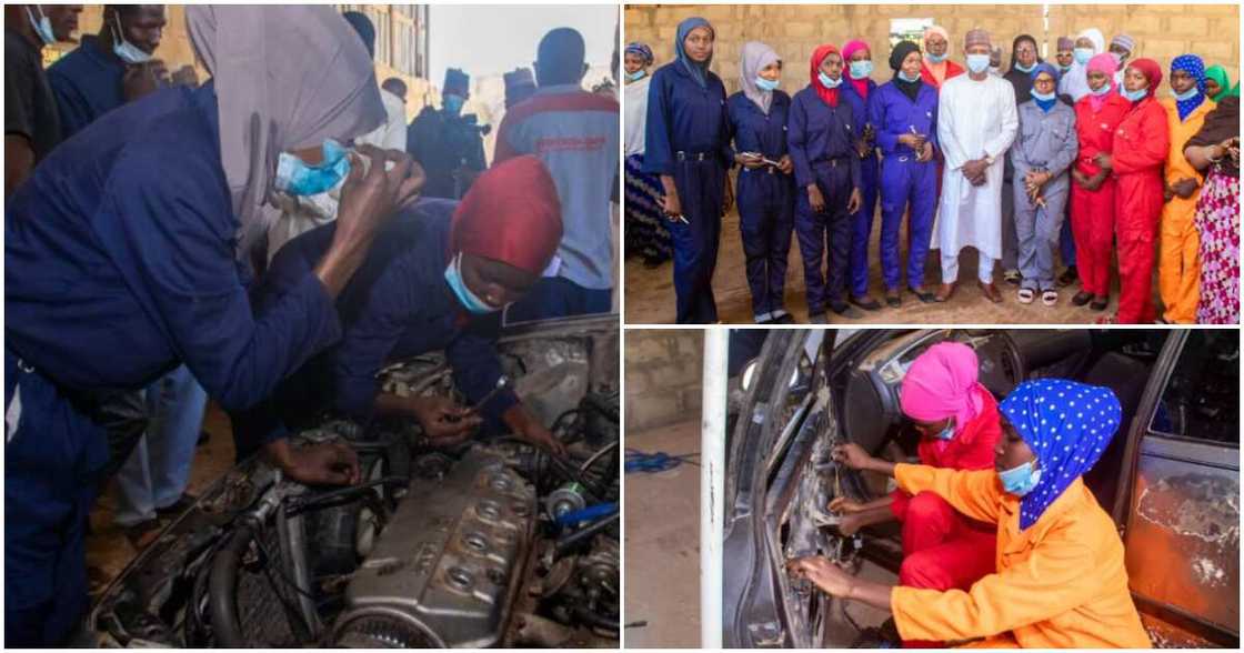 History made as first all-female mechanic workshop opens in northern state, photos emerge