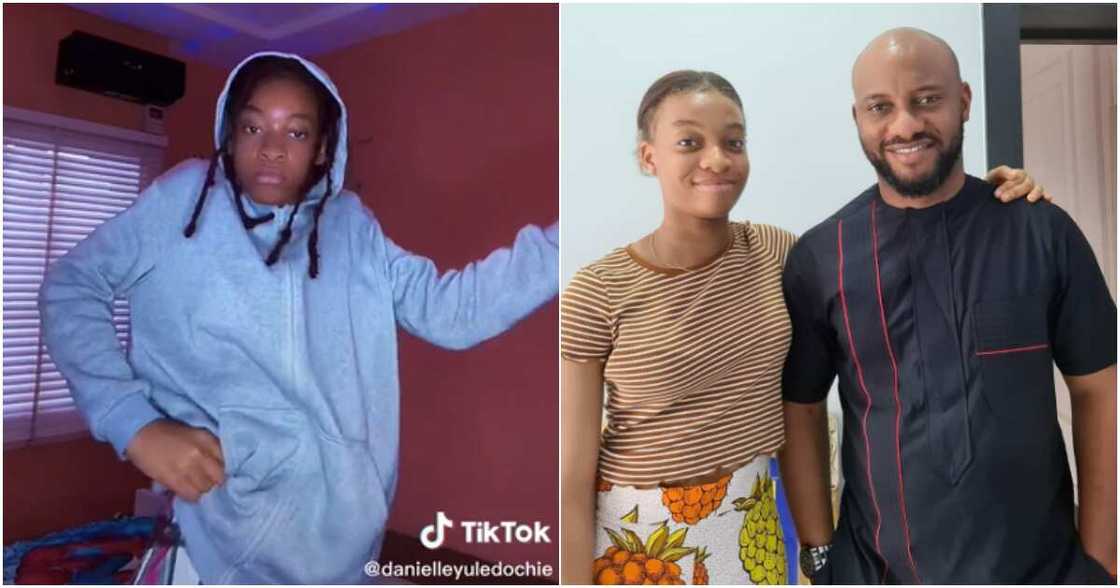 Yul Edochie and daughter Yul Edochie and daughter