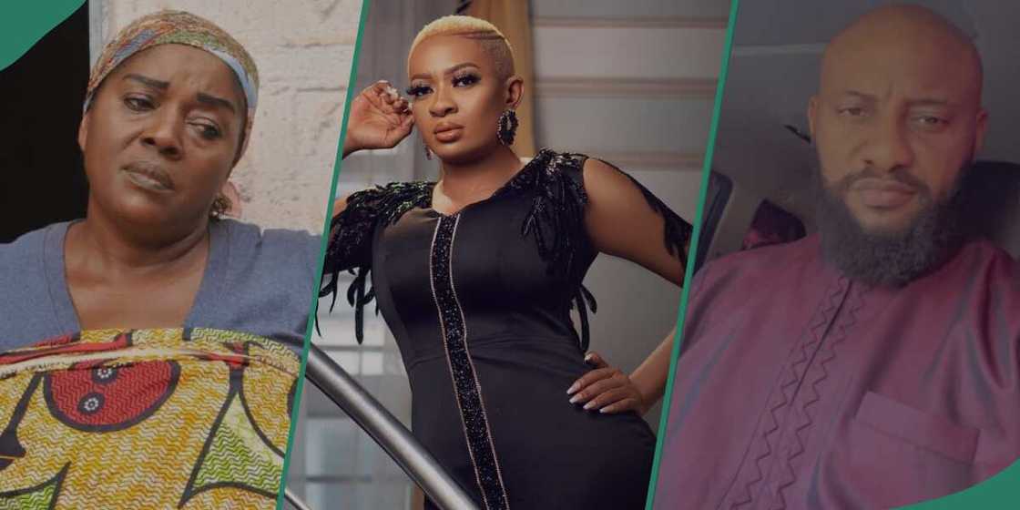 Rita Edochie reacts to Yul Edochie's demand for bride price. Rita Edochie reacts to Yul Edochie's demand for bride price.