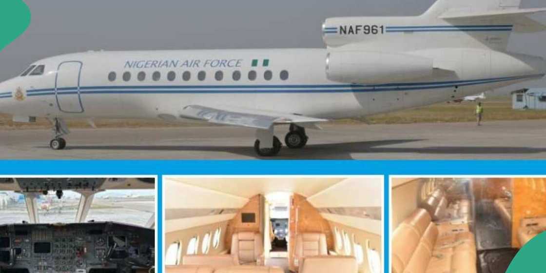 Rundunar sojin saman Najeriya ta sanar da sayar da jirgin Falcon 900B Rundunar sojin saman Najeriya ta sanar da sayar da jirgin Falcon 900B