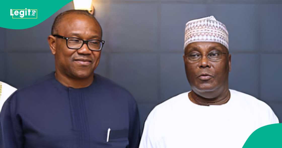 Peter Obi tare da Atiku Abubakar. Peter Obi tare da Atiku Abubakar.
