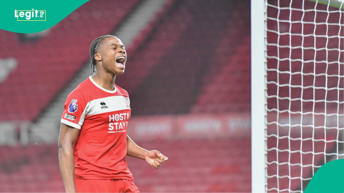 Hazeem Bakre, Middlesbrough, West Ham, Riverside Stadium, England, Premier League 2. Hazeem Bakre, Middlesbrough, West Ham, Riverside Stadium, England, Premier League 2.