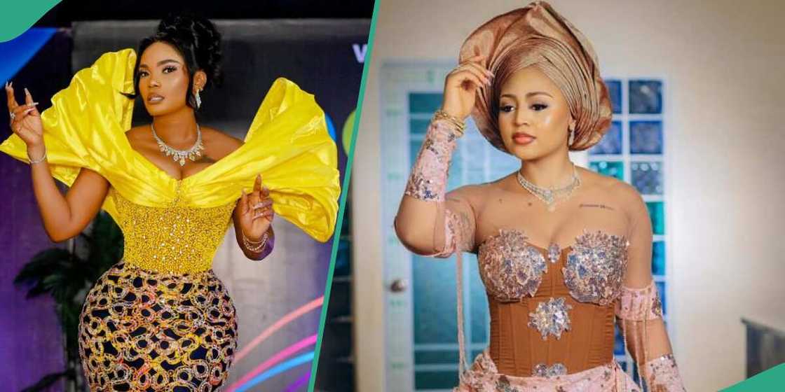 Iyabo Ojo. Regina Daniels, others in corset dress Iyabo Ojo. Regina Daniels, others in corset dress