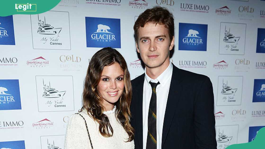 Rachel Bilson and Hayden Christensen in Cannes, France.