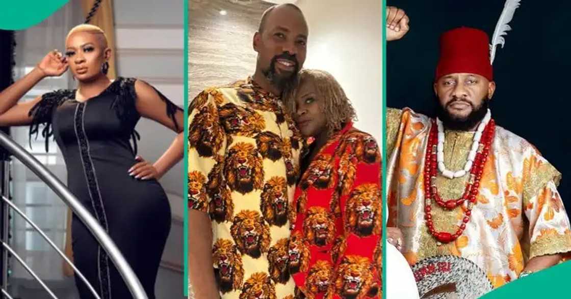 Pete Edochie's oldest son Leo blasts Linc's partner Yinka over action towards May. Pete Edochie's oldest son Leo blasts Linc's partner Yinka over action towards May.