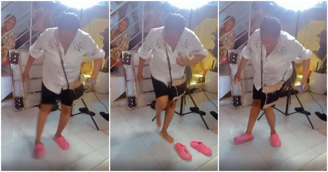 Toyin Abraham dancing happy feet Toyin Abraham dancing happy feet