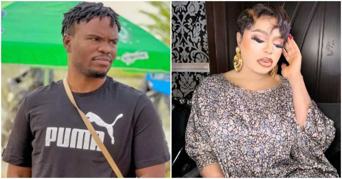 Photos of Tosin Silverdam and Bobrisky