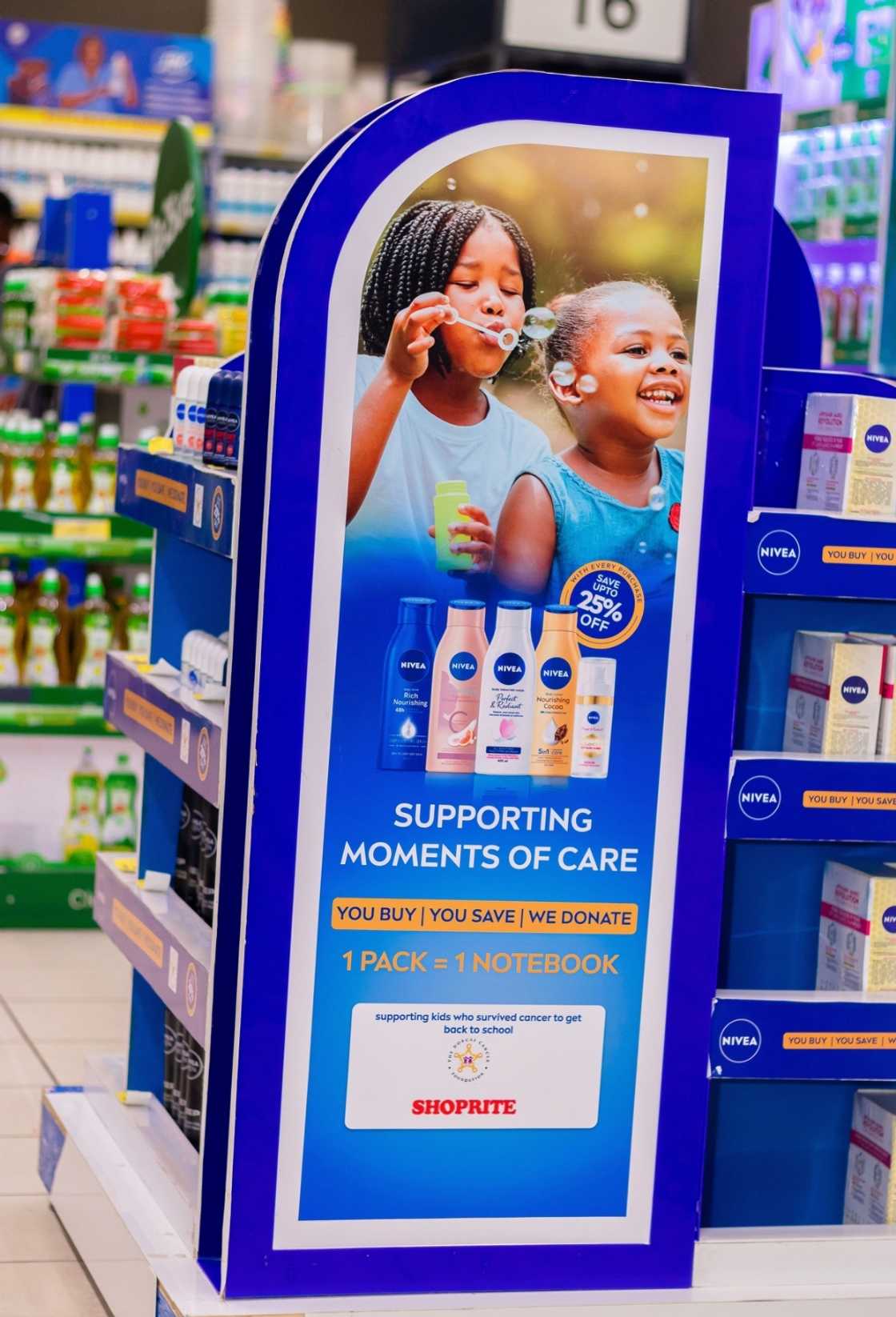 NIVEA gives hope to children cancer aurvivors with N16.4m back-to-school donation